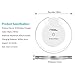 Wireless Charger, DIGI4U QI Wireless Charging Pad for Apple iPhone X/iPhone 8/8 Plus, Samsung Galaxy Note 8/Note 5, S6 S7 Edge S8 S8+, Google Nexus 4/5/6 and All Qi-Enabled Devices (Clear)