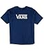 Vans Mens Classic Logo Graphic T-Shirt bluegray XL