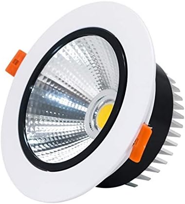 Sprsk Aluminum LED Ceiling Light Dust Fogproof COB Energy Saving Light Slim Bathroom Bedroom Living Room Wall Washer Safe No Strobe Prevent Glare Hotel Mall Spotlight Engineering Light Energy Class A+