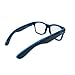 TGETH EL Glasses El Wire Fashion Neon LED Light Up Shutter Shaped Glow Sun Glasses Rave Costume Party DJ Bright Sunglasses (Blue)