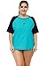 ATTRACO Women Plus Size Rash Guard Short Sleeve Rashguard UPF 50+ Swimming Shirt