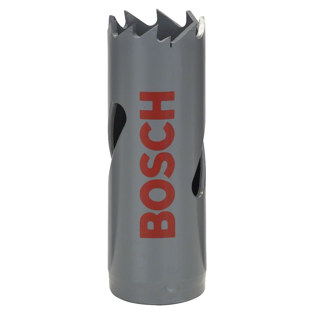 Bosch Professional 1x Hole Saw HSS Bi-Metal for Standard Adapter (for Various Materials, Ø 19 mm, Accessory Rotary Drill)