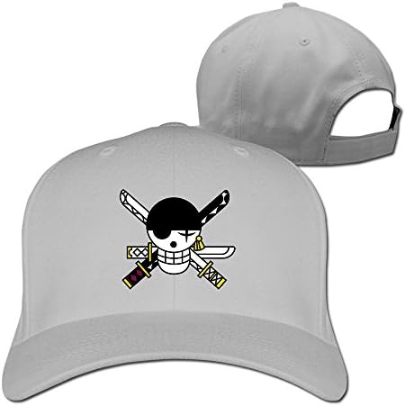 Anime One Piece Zoro Logo Skull Adjustable Baseball Cap Snapback Hats