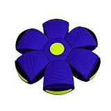 Convinced 8 UFO deformation Ball Soccer Magic Flying Football Flat Throw Ball Toy Game (Blue) Convinced8