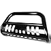 Auto Dynasty Compatible with Dodge Dakota 3 inches Bumper Push Bull Bar+Removable Skid Plate (Black)