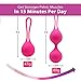 Kegel Balls for Women Ben Wa Kegel Exercise Balls Kit for Tightening Doctor Recommended Kegel Balls for Bladder Control & Pelvic Floor Exercises Silicone Kegel Balls for Beginners