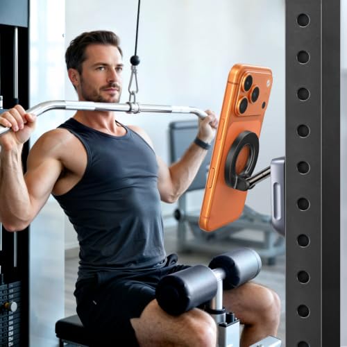 UGREEN Magnetic Mobile Phone Stand 360° Rotatable Portable for Gym | Double-sided strong magnetic, easy to install, foldable and portable, suitable for most mobile phones