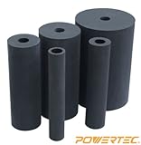 POWERTEC Oscillating Sander Rubber Drum, 3/4", 1", 1-1/2", 2", 3", 5/PK