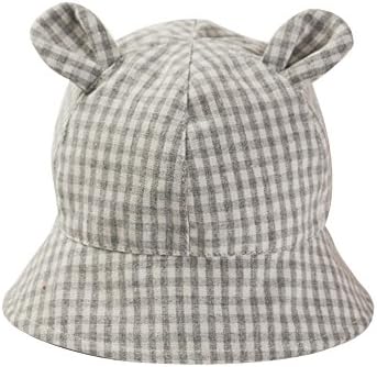 Unisex Baby Kids Toddler Bear Ears Cotton Linen Sunhats Hat by Viva Fancy