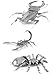 Metal Earth 3D Laser Cut Steel Models - Stag Beetle, Scorpion AND Tarantula = SET OF 3