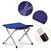 DRSPSB Folding Camping Stool, Portable Lightweight Mini Fold Chair Aluminum Alloy Fishing Square Stool for Fishing Hiking Gardening Traveling and Beachthumb 1
