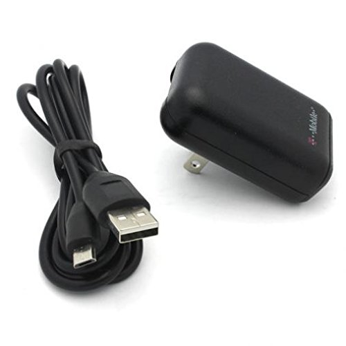 Home Wall Travel AC Charger USB Adapter Data Cable Sync Wire [Folding Prongs] Black for Samsung Galaxy J3, J5, J7, Note 3 4 5, Edge, S5, S6, Edge, Edge+, S7, Edge