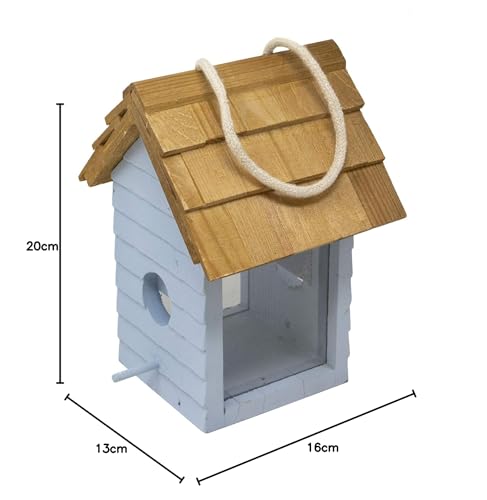 Gardman Wooden Beach Hut Bird Seed Feeder
