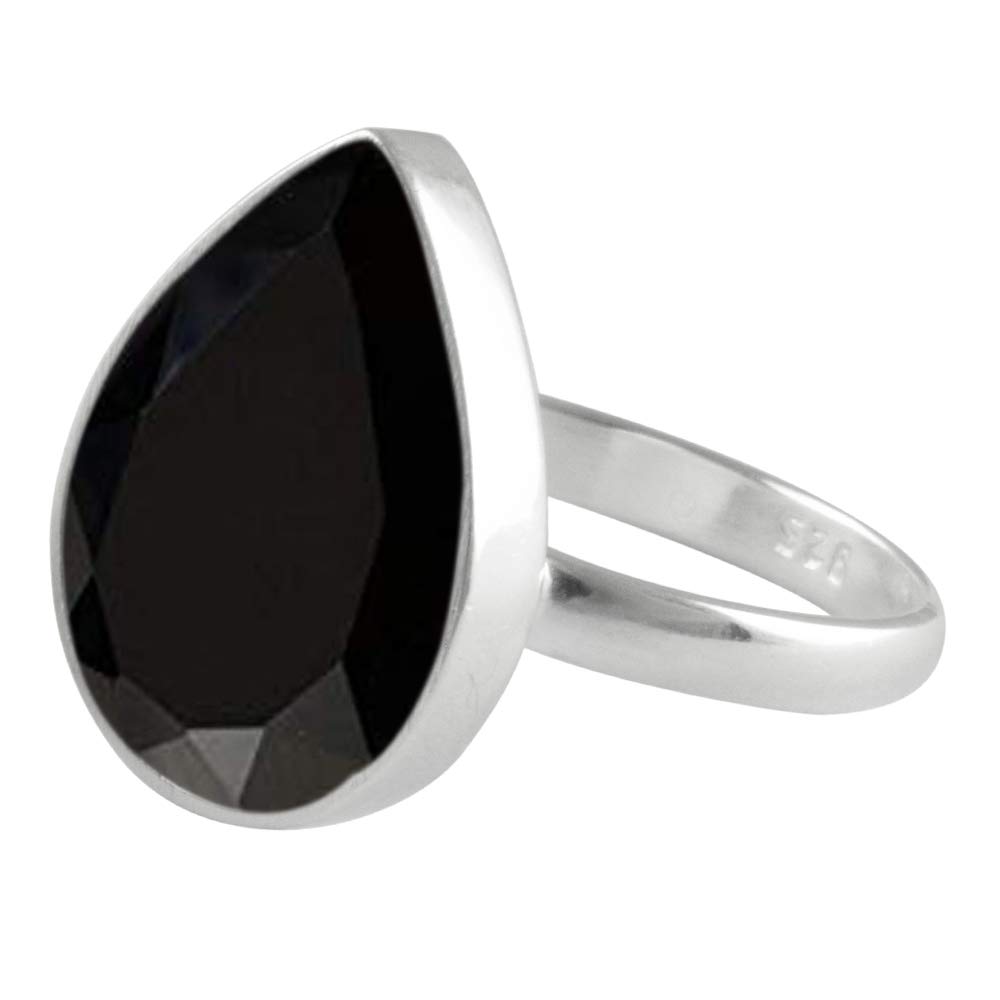 SURYAGEMS Sterling Silver Simple Men Ring Natural