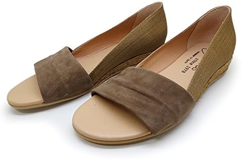 Amazon Gaimo ガイモ Navas 37 23 5cm トープ レディース エスパドリーユ サンダル オープントゥ ウェッジ パンプス 靴 シューズ 女性 ノーブランド品 ファッションサンダル