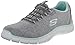Skechers Women's Sport Empire Rock Around Sneaker, Grey Mint, 8 M US