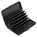 ELFISH RFID Blocking Credit Cards Holder Aluminum Wallet Metal ID Case for Men Women (sun flower)