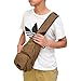 Daosen Sports Unbalance Backpack Sling Bag for Men Canvas Chest Pack/Hiking Bag Gray
