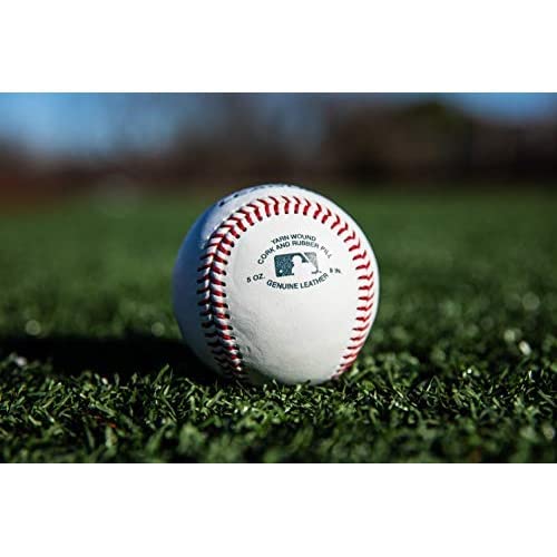 Rawlings | Official League Baseballs | Competition Grade | ROLB1 | Youth/14U | Game/Practice Use | 12 Count