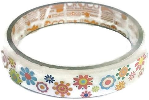 Chic CROCO Glossy Printed Sticker Roll, Firework flower festival party