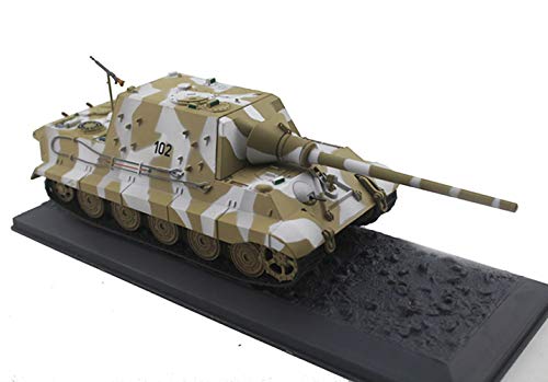 Tank Dekoratives Modell, Militärisches Modell Panzerjager Tiger AUSF.B Deutscher Schwerer Tank 1/43 Replik-Kollektion… – Bild 5
