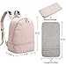 mommore Diaper Backpack Fashion Diaper Bag for Baby Care, Pink