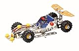 Lightahead Assembly Metal Racing Car Model Kits Toy Vehicle toy to Assemble. Puzzles Set for Kids, 108 pcs metal blocks