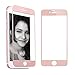 iPhone 6 Screen Protector, AmiCool Tempered Glass Full Protection Protector, [3D Touch Compatible] 9H Anti-Scratch Screen Protector for iPhone 6/6s (Rose Gold)