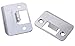 Nickel Door Tite Ratchet Style Door Strike Plate Hardware | Draft Stopping Automatic Tightening
