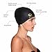 Vestoff 48 Hour Sales Today Premium Solid Silicone Swim Cap for Women Men Kids with Anti-Slipping Technology Odor-Free Easy To Use Flexible and Durable Black