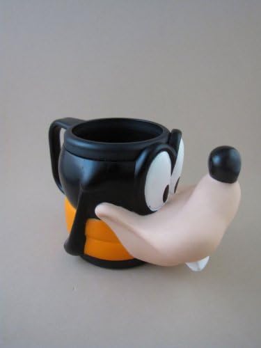 Disney Goofy 3d Face Cup Mug Plastic Applause Vintage