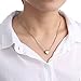 U7 I Love You to The Moon and Back Jewelry 18K Gold/Platinum Plated Delicate Italian Gold Plated Box Chain Heart Pendant Necklace Grandma's Gift