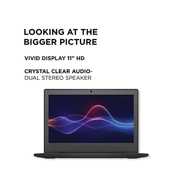 Lenovo IdeaPad 3 11.6 Inch HD Chromebook - (Intel Celeron, 4 GB RAM, 32 GB eMMC, Chrome OS) - Onyx Black