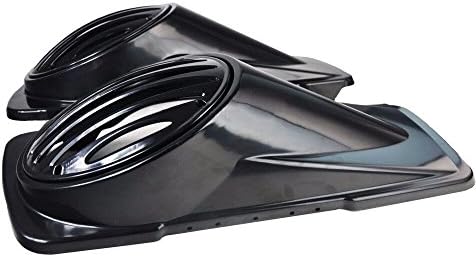 GLAD CRE8 6x9” Speaker Lids Unpainted Sloped Design for Harley Touring Saddle Bags Street Road Glide King