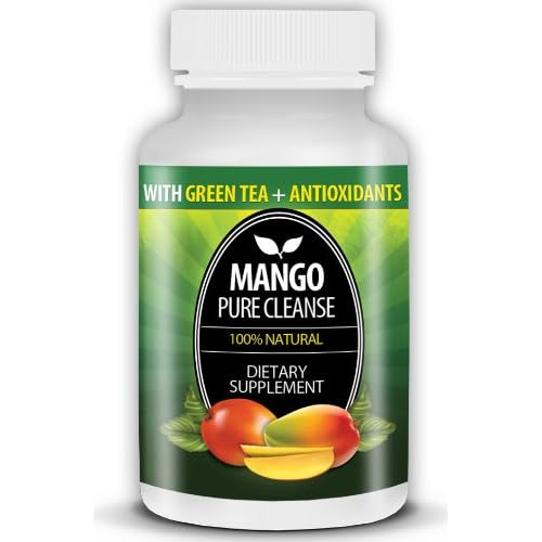 Mango Pure Cleanse- 100% Natural African Mango Extract Dietary Supplement 60 Tablets image