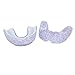 JungleSport Mouth-Guard for Sports MMA, BJJ, Boxing, Football, Basketball, Ice and Field Hockey, Lacrosse Purple, Red & Pink Glitter, Custom Mold Fit Youth and Adult, (with Clear Case)