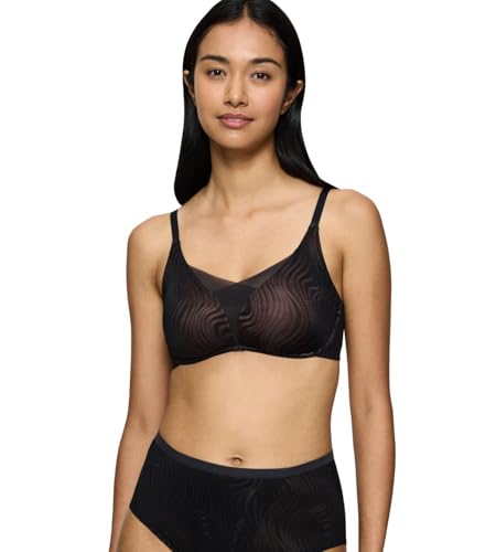 Triumph Womens Shape Smart Ellipse Bra, Black, 1