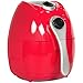 Best Choice Products 4.4qt Oil-Free Home Kitchen Electric Air Fryer w/Rapid Air Circulation, Temperature Control, Timer, Detachable Handles - Red