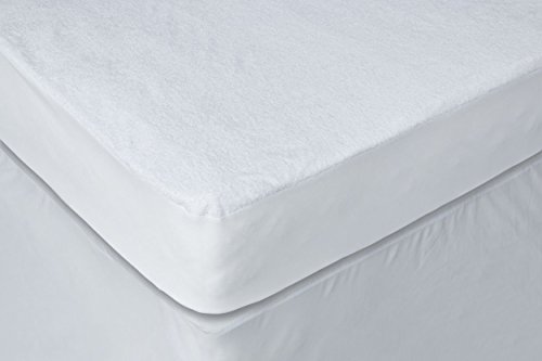 Waterproof Terry Cotton Fabric Hypoallergenic Queen Mattress Protector