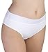 Carole Martin Wide Waist Band Panty Brief White Large