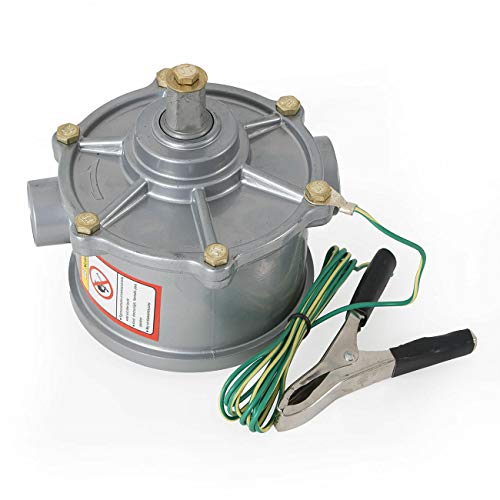 W4-Moto Portable 30 Gallon Gas Caddy Diesel Fluid Fuel Transfer Tank Rotary Pump Siphon