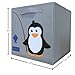 Tater & Tots Penguin Fishing Non Toxic Foldable/Collapsible Fabric Cube Storage Bin for Boys and Girls