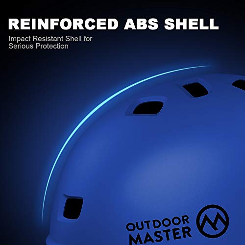 3 OutdoorMaster+Skateboard+Helmet+Lightweight+Low+Profile