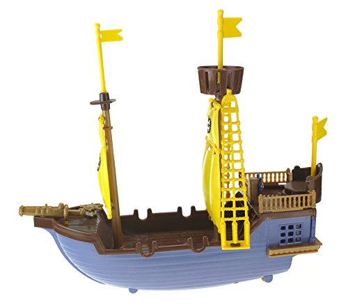 Toy Pirate Ship Playset w/ Ship, Pirates, Cannons, Treasure, Weapons & More!