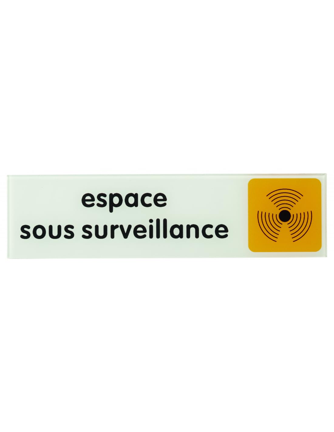 THIRARD - Sign plate 170 x 45 mm – Space Under Surveillance