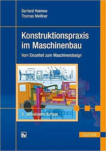 Konstruktionspraxis Im Maschinenbau Vom Einzelteil Zum Maschinendesign Amazon De Hoenow Gerhard Meissner Thomas Bucher