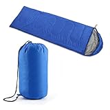 Inditradition Travelite Sleeping Bag Cum Mattress for Camping, Hiking and Adventure Trips - For 01 Adult, Blue Color (Ideal In 0 Degree Temperature)