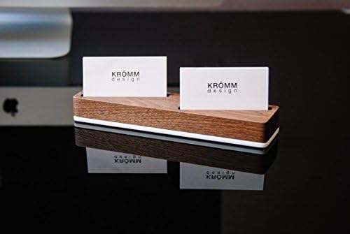 Wood Multiple Business Card Holder, Wooden Multiple Business Card Desk Organizer