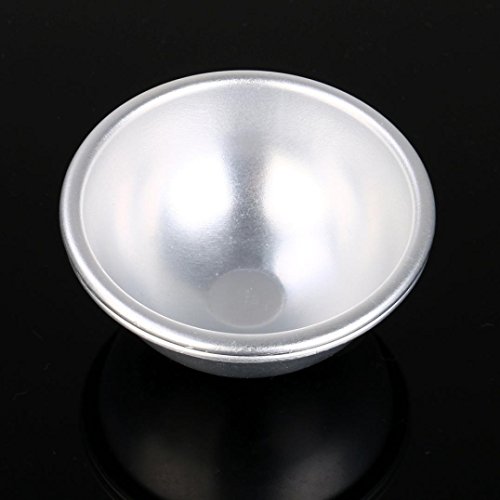 Hunzed Cake Mould, { 12pc Cake Bath Bomb Mold } { Handmade Soap Bakeware Mould } Kitchen Baking Tool Aluminum Sphere Kit - Thumbnail 4