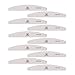 Makartt Zebra Nail File Washable Double Sided Emery Board 10 Pieces 150 150 Grit